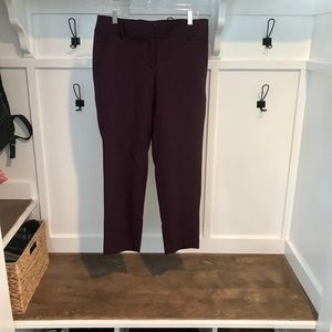 Wool Loft dress pants. Plum colored. Size 6